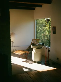 Runder Rollcontainer Barboy, Design Verner Panton