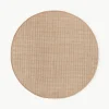 Runder Wollteppich Amaro, handgewebt