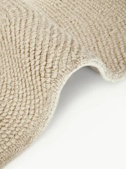 Runder Wollteppich Eleni, handgetuftet