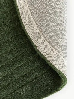 Runder Wollteppich Mason, handgetuftet