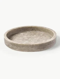 Rundes Deko-Tablett Venice aus Marmor