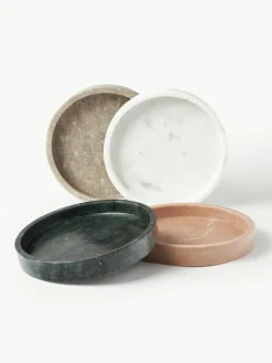 Rundes Deko-Tablett Venice aus Marmor