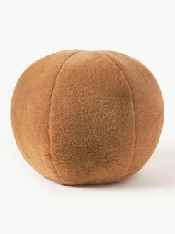 Rundes Kunstfell-Dekokissen Ginny