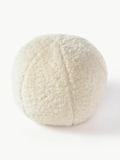 Rundes Teddy-Dekokissen Dotty