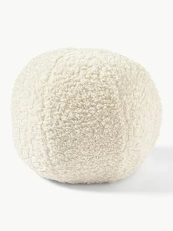 Rundes Teddy-Dekokissen Dotty