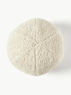 Rundes Teddy-Dekokissen Dotty