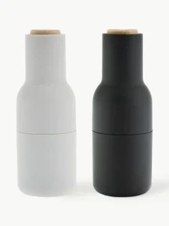 Salz- & Pfeffermühle Bottle Grinder mit Buchenholzdeckel, 2er-Set