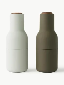 Salz- & Pfeffermühle Bottle Grinder mit Walnussholzdeckel, 2er-Set