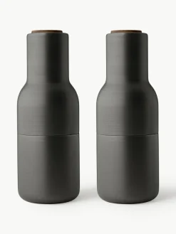 Salz- & Pfeffermühle Bottle Grinder mit Walnussholzdeckel, 2er-Set