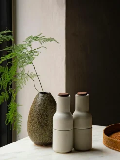 Salz- & Pfeffermühle Bottle Grinder mit Walnussholzdeckel, 2er-Set