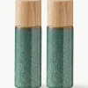 Salz- und Pfeffermühle Bitz mit Holzdeckel, 2er-Set