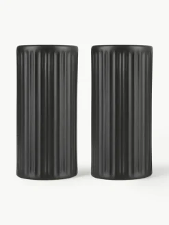 Salz- und Pfefferstreuer Groove mit Rillenstruktur, 2er-Set