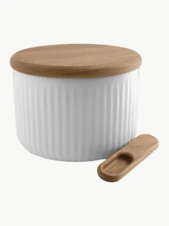 Salzdose Legio Nova mit Deckel und Löffel, 3er-Set