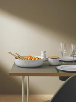 Salzdose Legio Nova mit Deckel und Löffel, 3er-Set