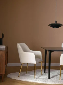 Samt-Armlehnstuhl Ava