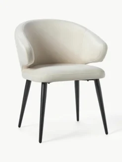 Samt-Armlehnstuhl Celia