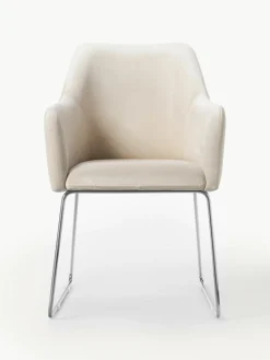 Samt-Armlehnstuhl Isla