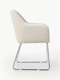 Samt-Armlehnstuhl Isla