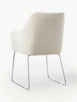 Samt-Armlehnstuhl Isla