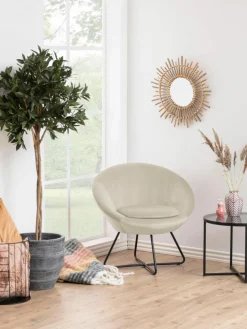 Samt-Cocktailsessel Center