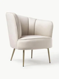 Samt-Cocktailsessel Louise