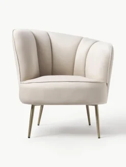 Samt-Cocktailsessel Louise