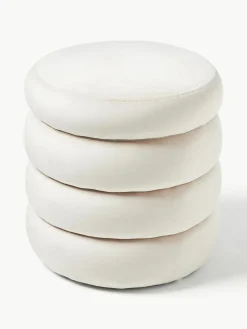 Samt-Hocker Alto mit Stauraum