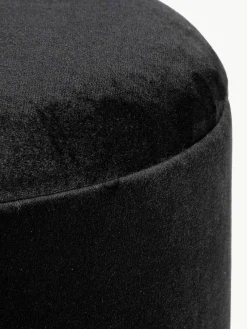 Samt-Hocker Polina mit Stauraum