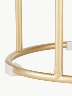 Samt-Hocker Polina mit Stauraum