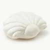 Samt-Kissen Shell in Muschelform