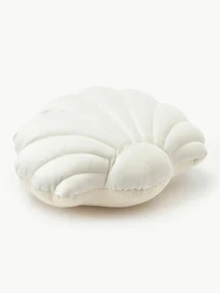 Samt-Kissen Shell in Muschelform