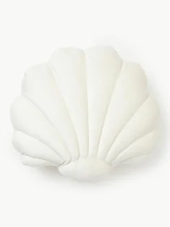 Samt-Kissen Shell in Muschelform