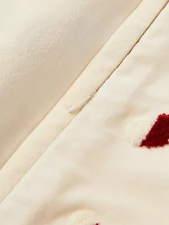 Samt-Kissenhülle Darva mit getuftetem Zuckerstangen-Muster