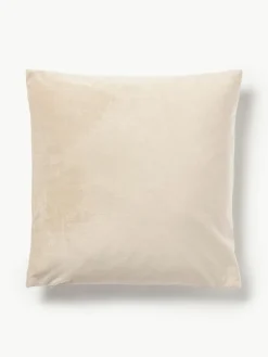 Samt-Kissenhülle Lola mit Strukturmuster