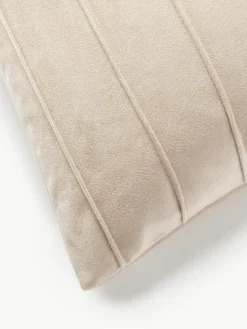 Samt-Kissenhülle Lola mit Strukturmuster