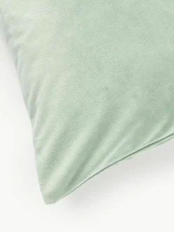 Samt-Kissenhülle Lola mit Strukturmuster