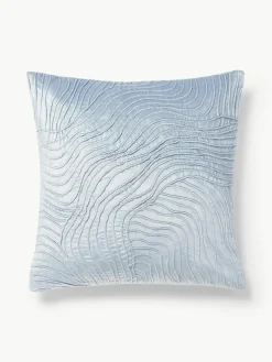 Samt-Kissenhülle Nisha mit Strukturmuster