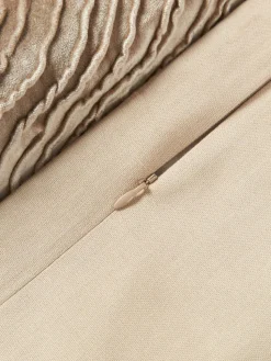 Samt-Kissenhülle Nisha mit Strukturmuster