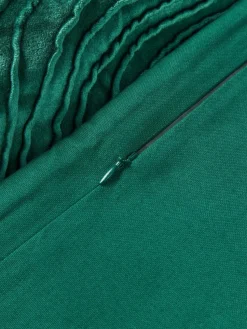 Samt-Kissenhülle Nisha mit Strukturmuster