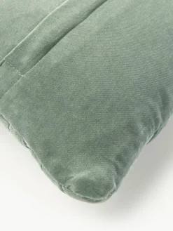 Samt-Kissenhülle Sina mit Strukturmuster