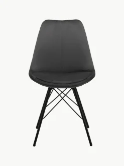 Samt-Polsterstühle Eris, 2 Stück