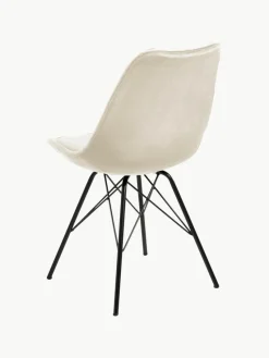 Samt-Polsterstühle Eris, 2 Stück