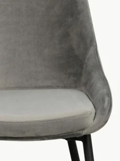 Samt-Polsterstühle Sierra, 2 Stück