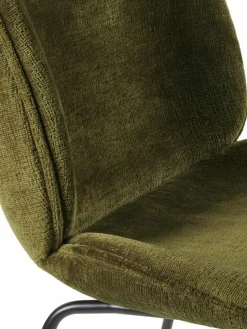 Samt-Polsterstuhl Beetle