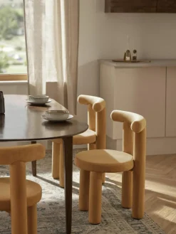 Samt-Polsterstuhl Calan