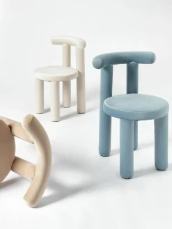 Samt-Polsterstuhl Calan