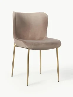 Samt-Polsterstuhl Tess