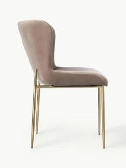 Samt-Polsterstuhl Tess