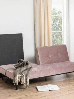 Samt-Schlafsofa Perugia (3-Sitzer)