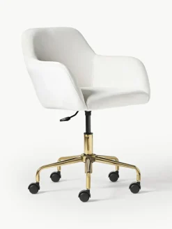 Samt-Schreibtischstuhl Lucie